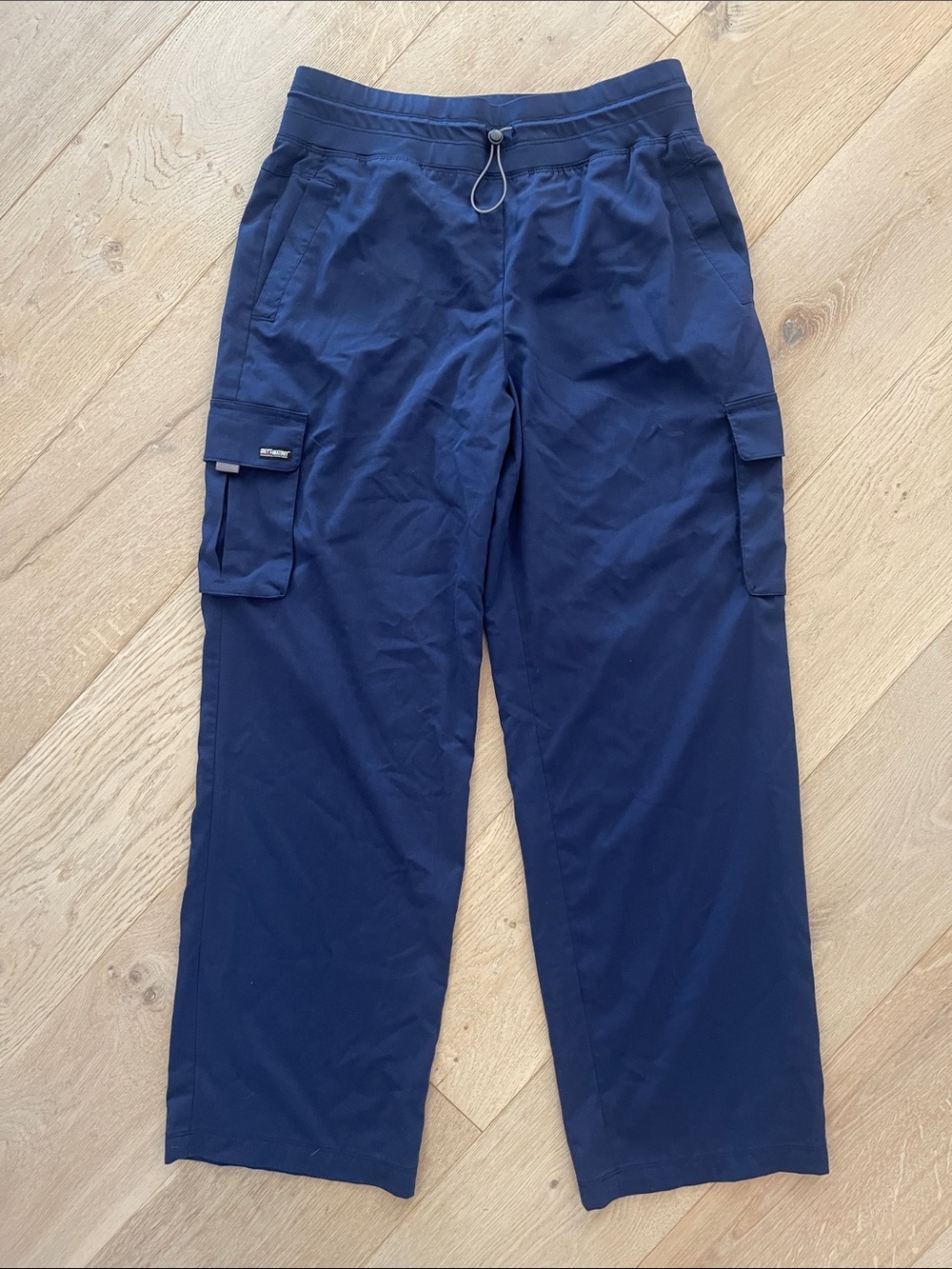 Grey's Anatomy Emerge Collection Navy Cargo Wide Leg Scrub Pants
